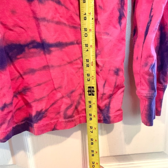 VANS tie dye checker long sleeve shirt skate top bmx hipster Streetwea unisex W - Picture 6 of 7